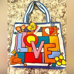 Brighton Power of Love Multicolor Tote Bag